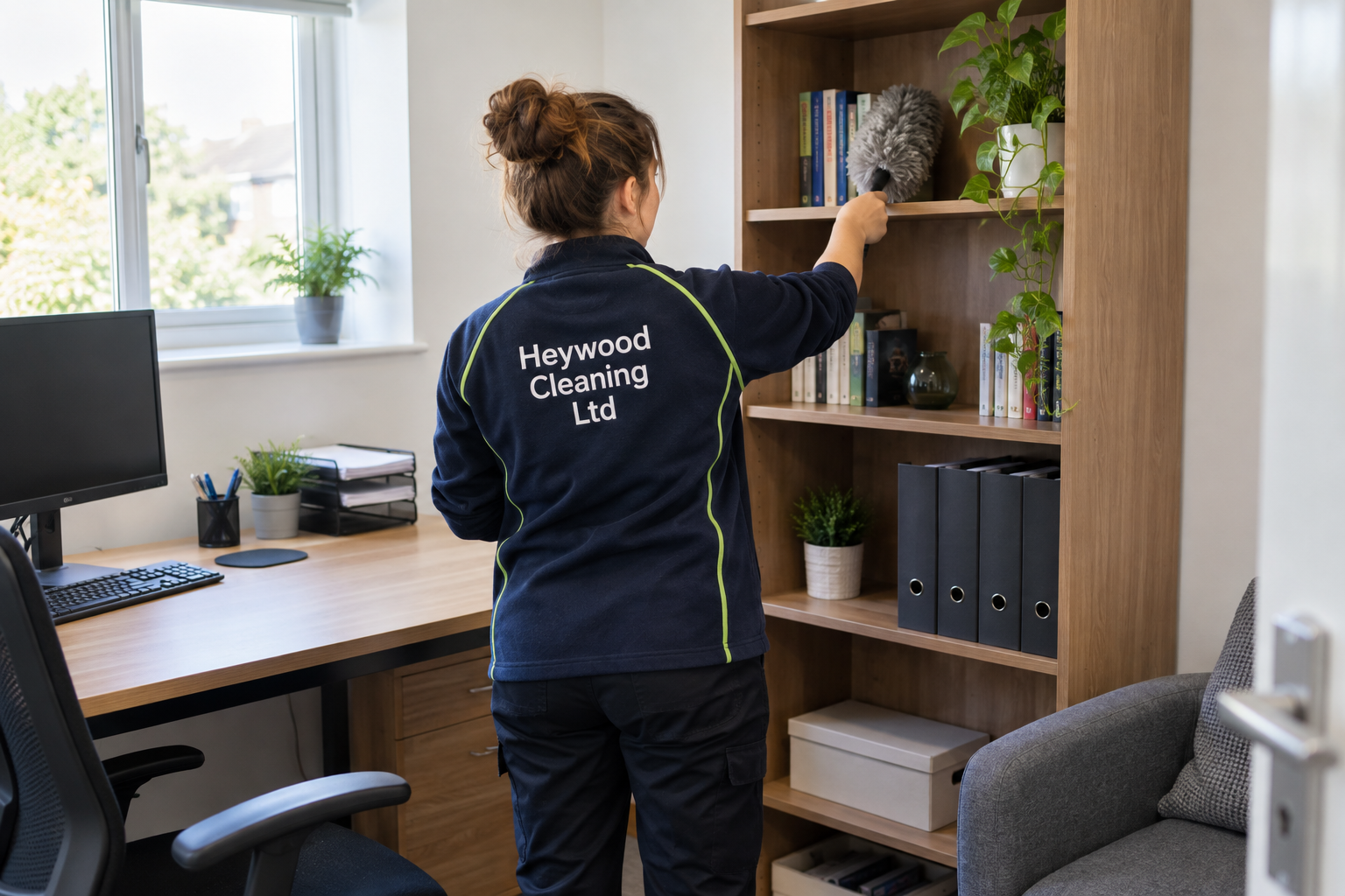 Illustrative commercial cleaning scene for our Horsforth service guide